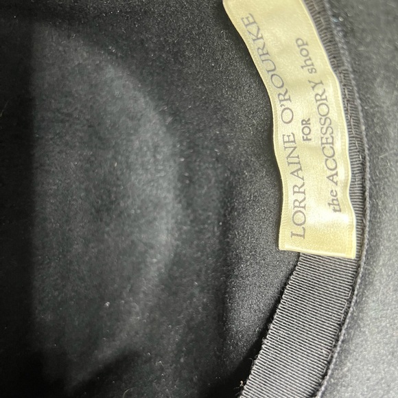 Custom Vintage Black hat made in 1992. Made off wool and gently worn. main image 4